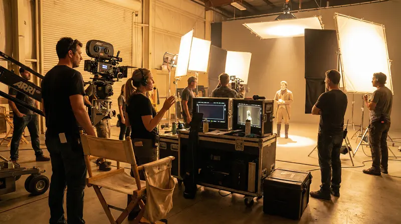 日本三级国际化专业拍摄团队合作现场